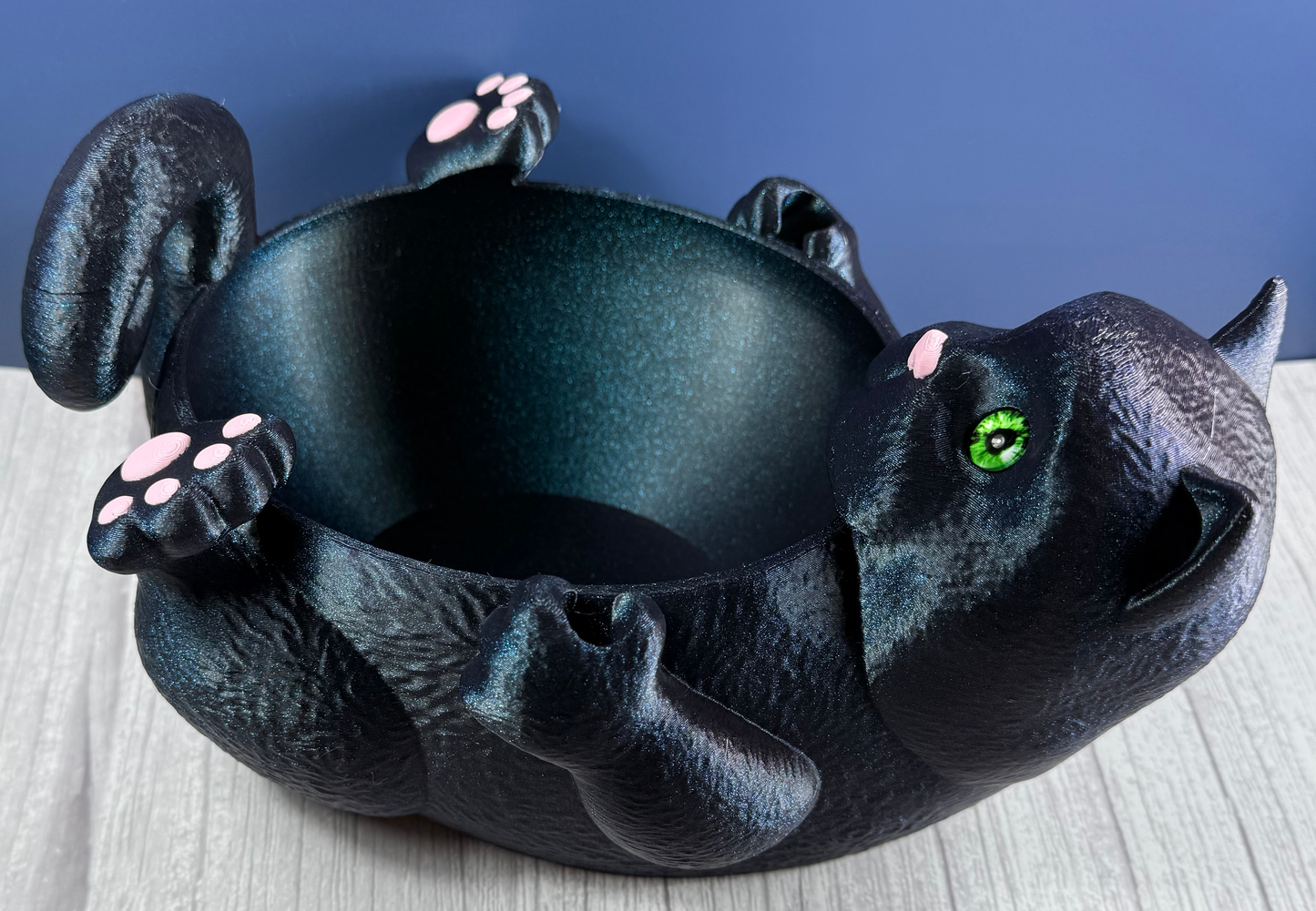Black Cat Yarn Bowl