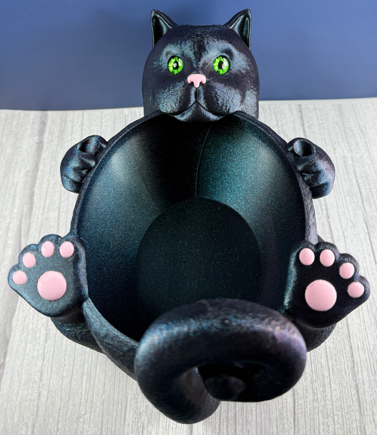 Black Cat Yarn Bowl