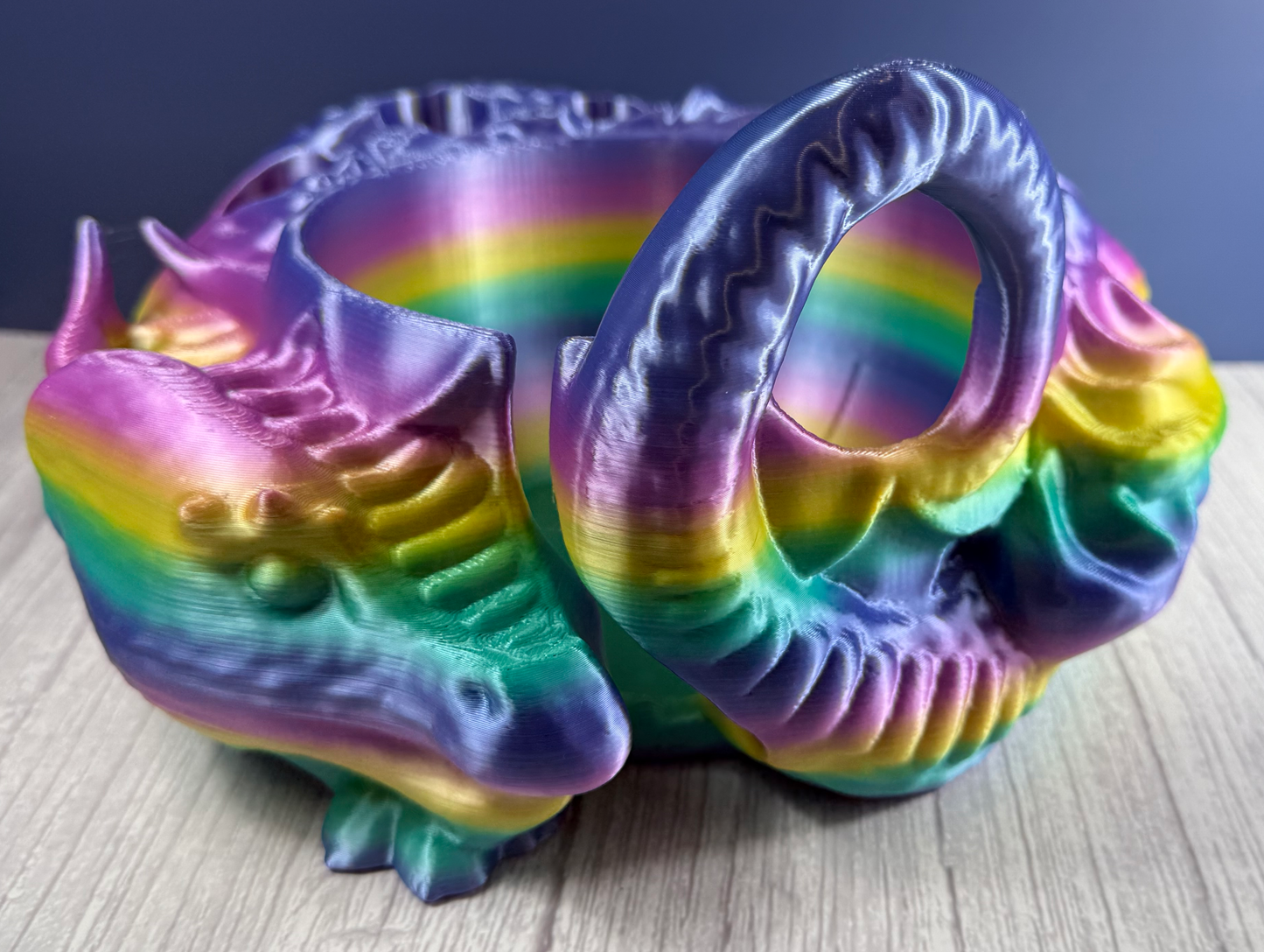 Rainbow Dragon Yarn Bowl