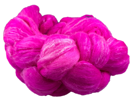 Holy Shit That's Pink! Rambouillet/Tussah Silk