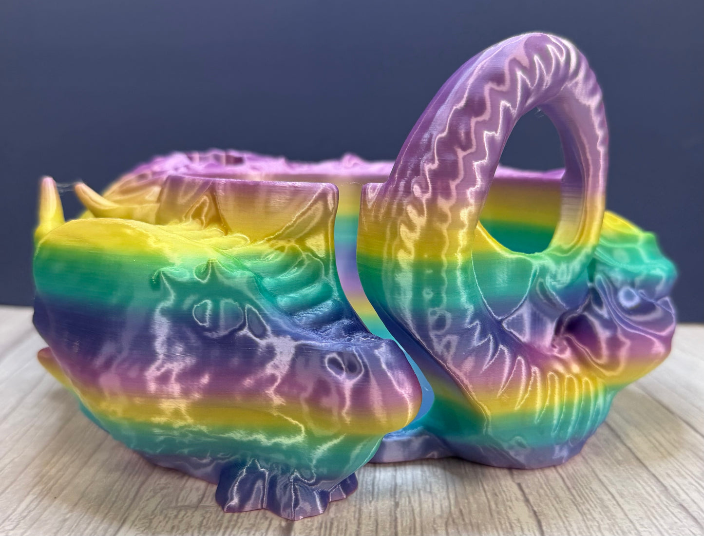 Rainbow Dragon Yarn Bowl