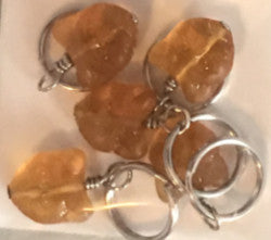 Glass Cat Stitch Markers